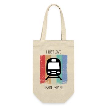 Train Railway Railroad Worker Trains Train Driver - Gift Bag for Bottles - nature - Front