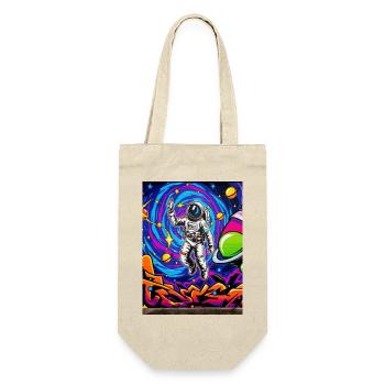 Astronaut in the graffiti universe - Gift Bag for Bottles - nature - Front