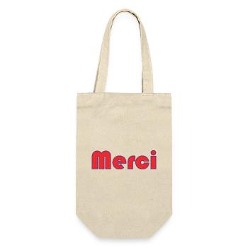 MERCI. MAÎTRESSE. MAÎTRE. MERCI MAÎTRESSE - Sac à bouteille - nature - Devant