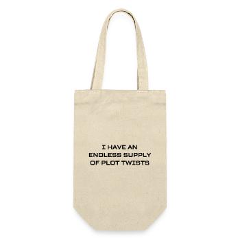 Funny English Teacher Literature Quote Saying - Gift Bag for Bottles - nature - Front
