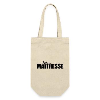 Future Maîtresse Cadeau Pour Maitresse D école - Sac à bouteille - nature - Devant