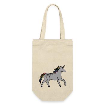 Cute Unicorn - Gift Bag for Bottles - nature - Front