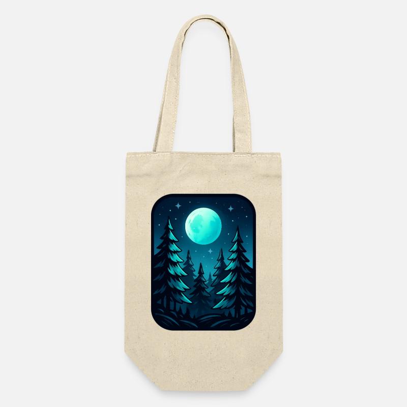 Moonlight Pines - Gift Bag for Bottles - nature