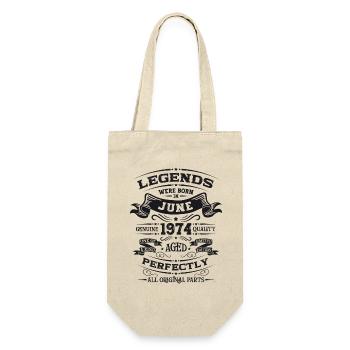 50e anniversaire Original juin 1974 Né en 1974 - Sac à bouteille - nature - Devant