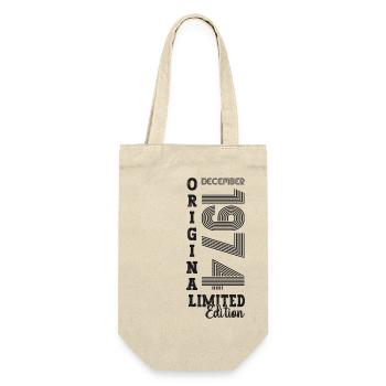 Original December 1974 48th birthday gift - Gift Bag for Bottles - nature - Front