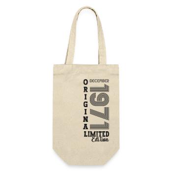 Original December 1971 51st Birthday Gift - Gift Bag for Bottles - nature - Front