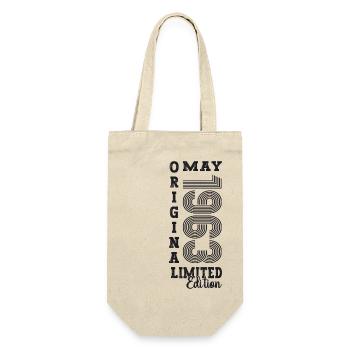 60ème Anniversaire Homme Un Original Mai Vintage 1963 - Sac à bouteille - nature - Devant