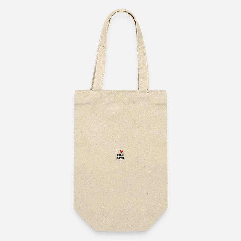 J’aime les garçons riches - Sac à bouteille - nature