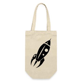 A rocket when departing - Gift Bag for Bottles - nature - Front