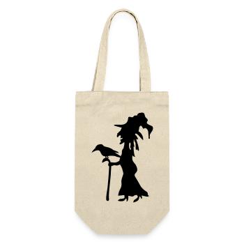Silhouette Abstraite Sorcières - Sac à bouteille - nature - Devant