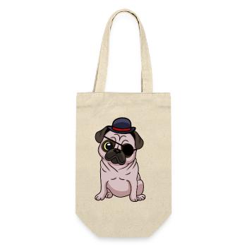 Fantasy Carlin Chien Eye Patch Chiens Chapeau Enfant - Sac à bouteille - nature - Devant