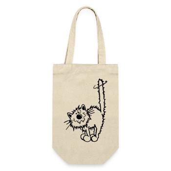 Drôle Chat - Sac à bouteille - nature - Devant