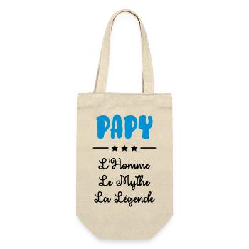 Papy Papi Grand-Père Retraite famille - Sac à bouteille - nature - Devant