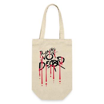 punks pas mort citation - Sac à bouteille - nature - Devant