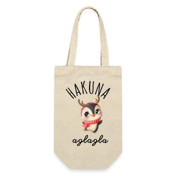 Hakunaa aglagla Humor - Geschenkbeutel für Flaschen - Natur - Vorne