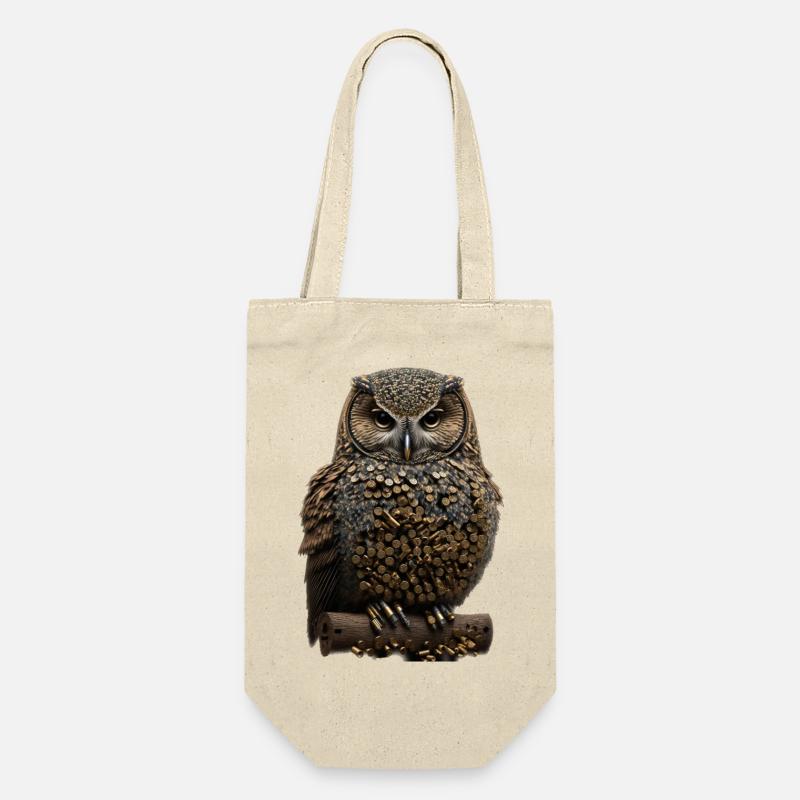 Hibou V - Sac à bouteille - nature