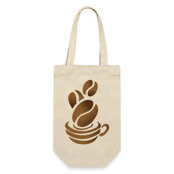 Coffee Gift Caffeine Coffee Bean Coffee Mug - Gift Bag for Bottles - nature - Front
