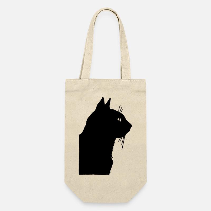 Black cat - Gift Bag for Bottles - nature