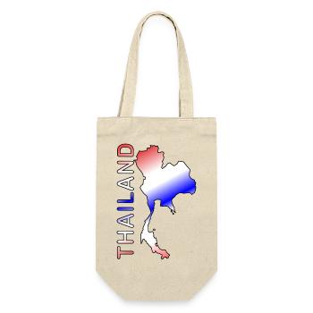 Police de carte Thaïlande - Sac à bouteille - nature - Devant