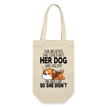 she believed she could but her dog was asleep - Sac à bouteille - nature - Devant