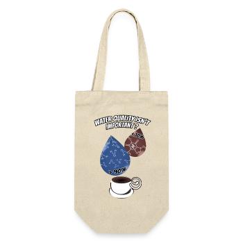 Water Quality Coffee - Gift Bag for Bottles - nature - Front