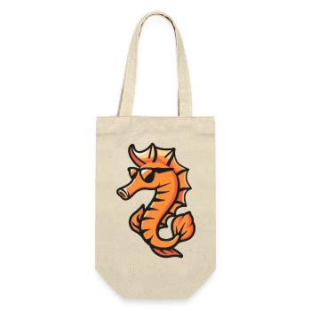 Hippocampe Bande dessinée Cool - Sac à bouteille - nature - Devant