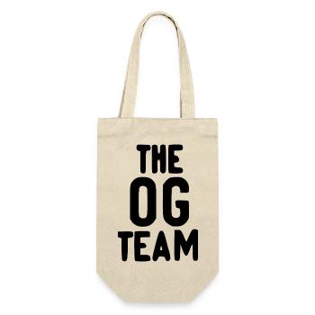 Das OG-Team - Geschenkbeutel für Flaschen - Natur - Vorne