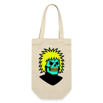 Skullman with a cool hairstyle - Gift Bag for Bottles - nature - Front