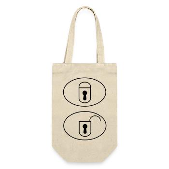 Car Remote Control Buttons - Gift Bag for Bottles - nature - Front