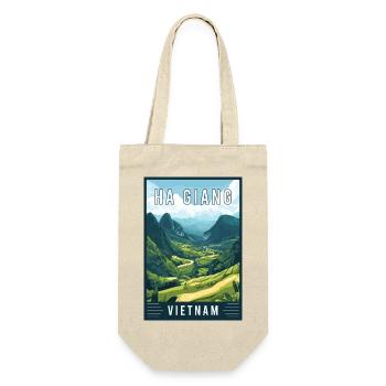 Entdecken Sie majestätische Landschaften von Ha Giang, Vietnam - Geschenkbeutel für Flaschen - Natur - Vorne