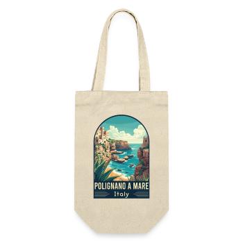Explore Coastal Splendor Polignano a Mare in Italy - Gift Bag for Bottles - nature - Front