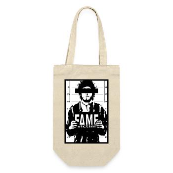 Fame Victim Mugshot Shirt – Dark Streetwear - Gift Bag for Bottles - nature - Front