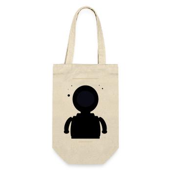 Minimalist Black Moon - Gift Bag for Bottles - nature - Front