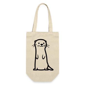 otter - Gift Bag for Bottles - nature - Front