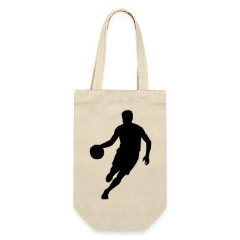 Basketball  - Geschenkbeutel für Flaschen - Natur - Vorne