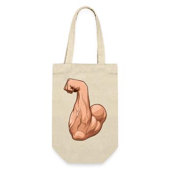 Illustration de la flexion du bras musculaire (bras de fer avant-bras) - Sac à bouteille - nature - Devant