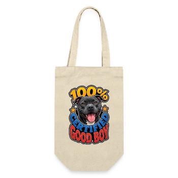 Staffordshire Bull Terrier - Gift Bag for Bottles - nature - Front