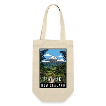 Erleben Sie den Taranaki Mountain in Neuseeland - Geschenkbeutel für Flaschen - Natur - Vorne