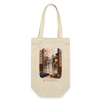Kyoto Spring durch offene Türen - Geschenkbeutel für Flaschen - Natur - Vorne