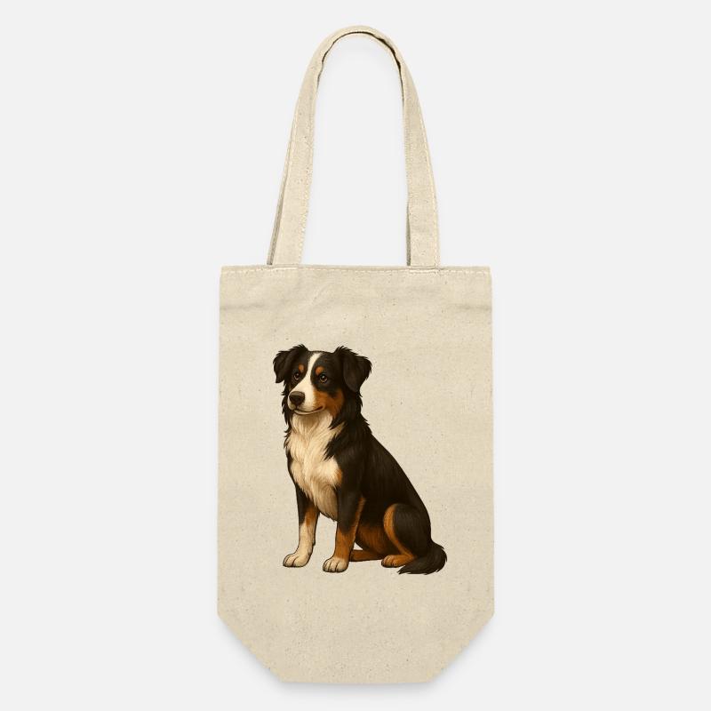 Border Collie - Sac à bouteille - nature