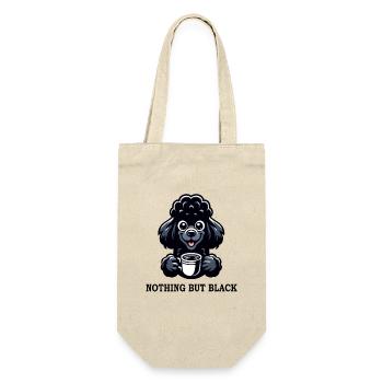 Black Poodle Coffee I Love It Black - Gift Bag for Bottles - nature - Front