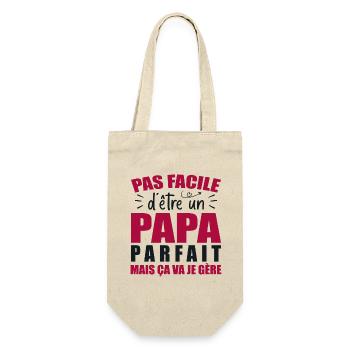 It's Not Easy To Be A Perfect Dad - Humor Dad - Gift Bag for Bottles - nature - Front
