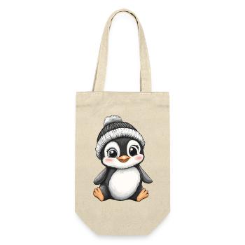 Pingouin mignon mignon bébé enfants animal dessin animé - Sac à bouteille - nature - Devant