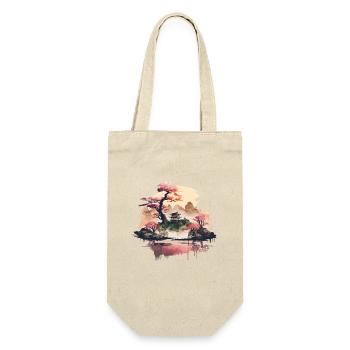 Japanese Landscape - Gift Bag for Bottles - nature - Front