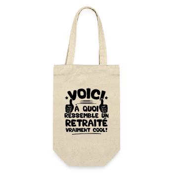 Voici à quoi ressemble un Retraité vraiment cool - Sac à bouteille - nature - Devant