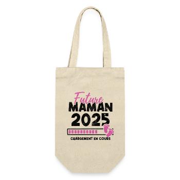 Future maman 2025 chargement en cours - Sac à bouteille - nature - Devant