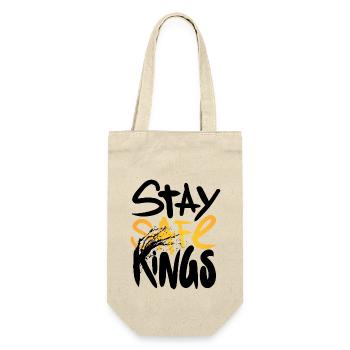 Stay Safe Kings ! Only One Place - Gift Bag for Bottles - nature - Front