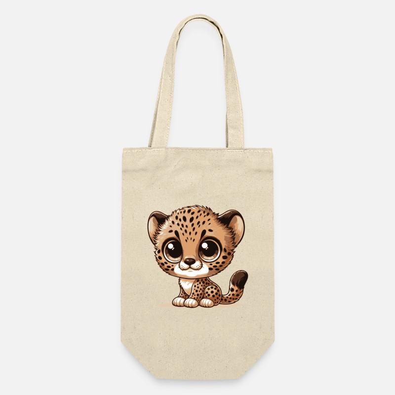 Bébé guépard - Sac à bouteille - nature