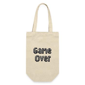 Verlorenes Spiel, Game Over, Geschenk für Konsolenspieler - Geschenkbeutel für Flaschen - Natur - Vorne