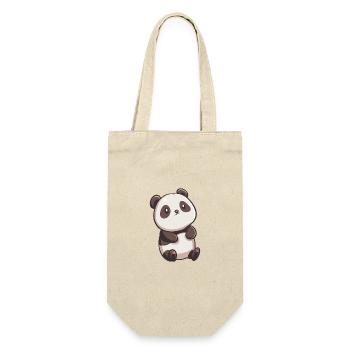 Cute Panda, Chibi Panda, Kawaii - Gift Bag for Bottles - nature - Front